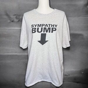 Men’s Pregnancy Announcement T-Shirt For Dad “Sympathy Bump” | Funny Dad Shirt